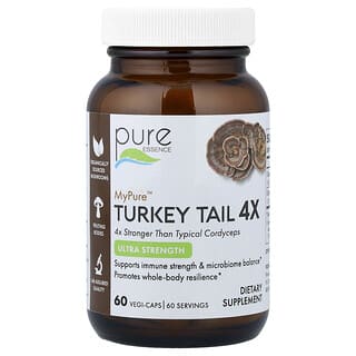 Pure Essence, My Pure™, Turkey Tail 4X, 60 Vegi-Caps