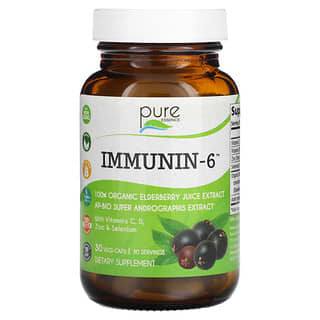 Pure Essence, Immunin-6, 30 cápsulas vegetales