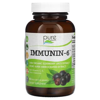 Pure Essence, Иммунин-6, 60 растительных капсул