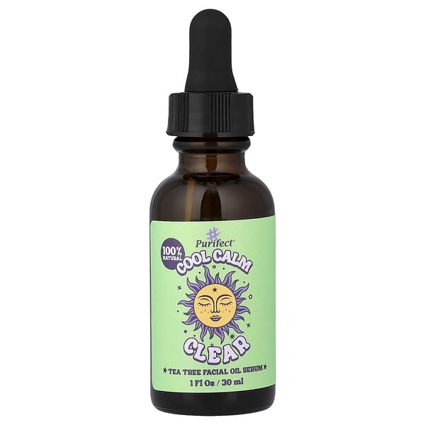 Purifect, Cool Calm Clear, Tea Tree Facial Oil Serum, 1 fl oz (30 ml)