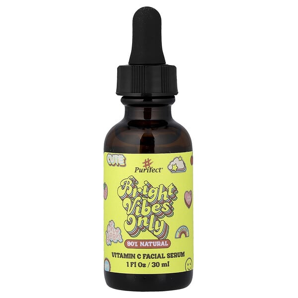 Purifect, Bright Vibes Only, Sérum facial con vitamina C, 30 ml (1 oz. líq.)