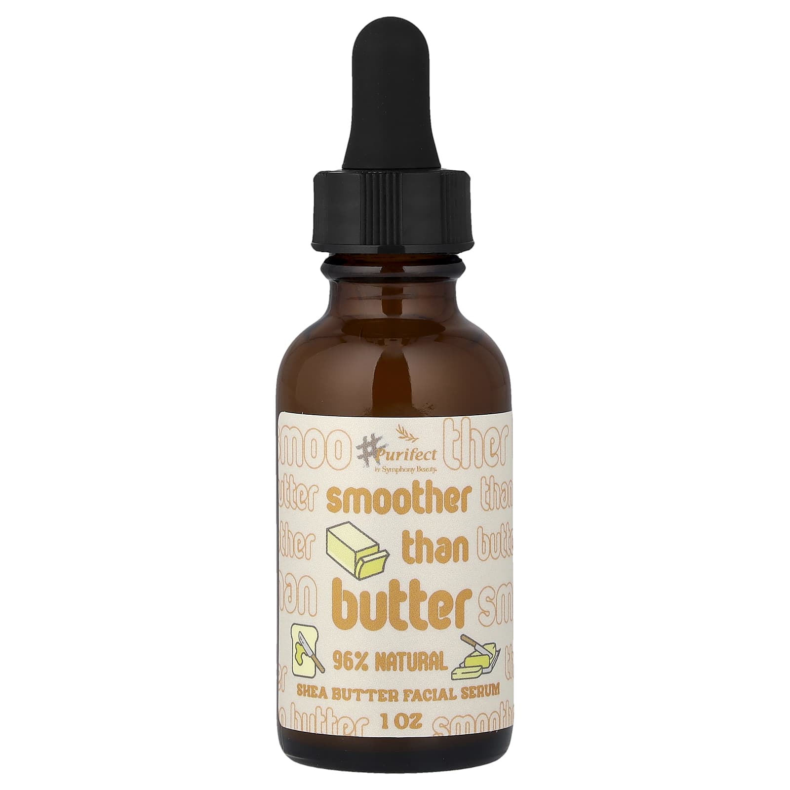 Hello Purifect, Smoother Than Butter, сыворотка для лица с маслом ши, 1 унция