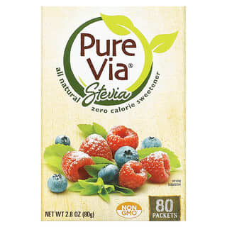 Pure Via, Stevia, 80 Packets