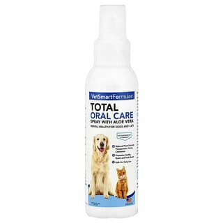 VetSmart Formulas, アロエベラ配合トータルオーラルケアスプレー、犬猫用、118ml（4液量オンス）