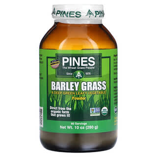 Pines International, Barley Grass Powder, 10 oz (280 g)