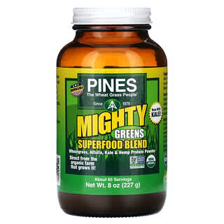 Pines International, Mieszanka superfood Mighty Greens, 227 g
