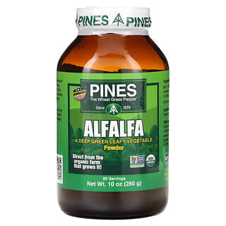 Pines International, Alfalfa Powder, 10 oz (280 g)