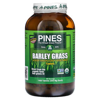 Pines International, Barley Grass, 1,400 Tablets