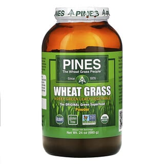 Pines International, أعشاب الصنوبر القمح، مسحوق، 24 أونصة (680 غرام)