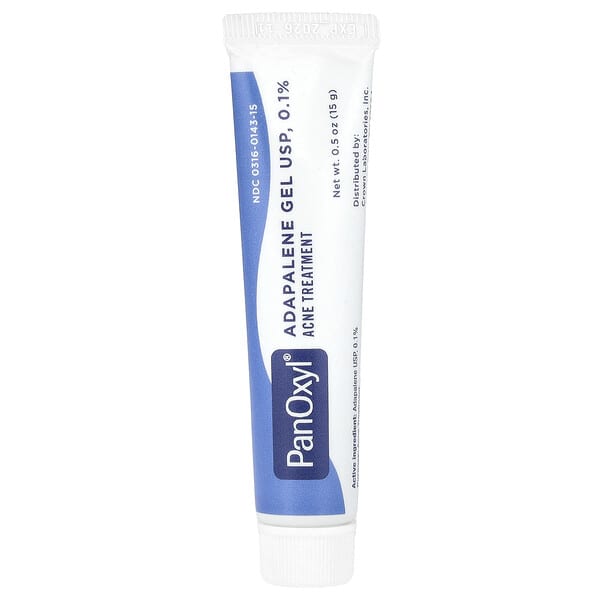PanOxyl, Adapalene Gel USP，0.1%，痤瘡護理，0.5 盎司（15 克）