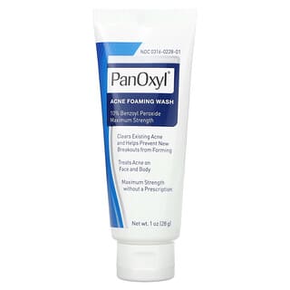 PanOxyl, Jabón en espuma para el acné, Concentración máxima, 28 g (1 oz)