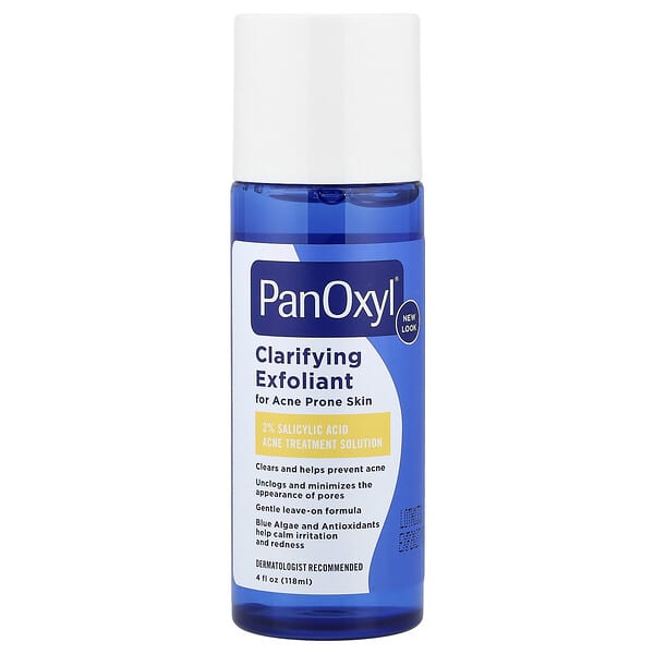 PanOxyl, 정화 각질 제거제, 2% 살리실산, 여드름성 피부용, 118ml(4fl oz)