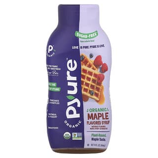 Pyure, Organic Maple Flavored Syrup, Bio-Ahornsirup, zuckerfrei, 414 ml (14 fl. oz.)