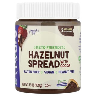 Pyure, Untable de avellanas con cacao, Sin OGM, Producto cetogénico, Sin gluten, 369 g (13 oz)