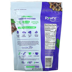 Pyure, Mezcla de endulzantes de estevia orgánica en polvo, Sustituto del azúcar de repostería, Cetogénico, 340 g (12 oz)