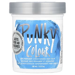 Punky Colour, セミパーマネント コンディショニングヘアカラー、ラグーンブルー、100ml（3.5液量オンス）