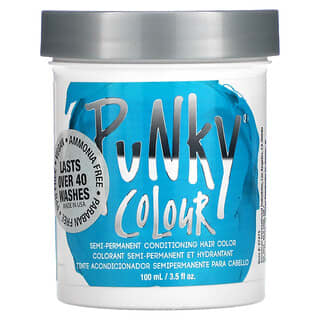Punky Colour, Semi-Permanent Conditioning Hair Color, Turquoise, 3.5 fl oz (100 ml)