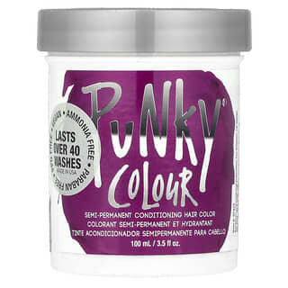 Punky Colour, Semi-Permanent Conditioning Hair Color, Purple, 3.5 fl oz (100 ml)