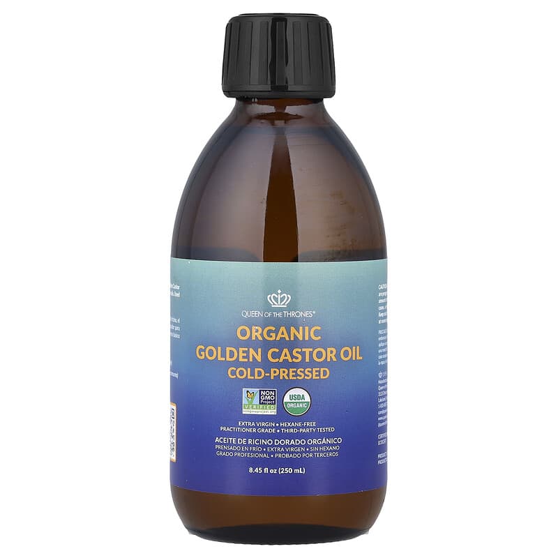 Huile De Ricin Pure 250 Ml - Marque Yari, Baume Naturel Pour Cheveux, Peau, Cils
