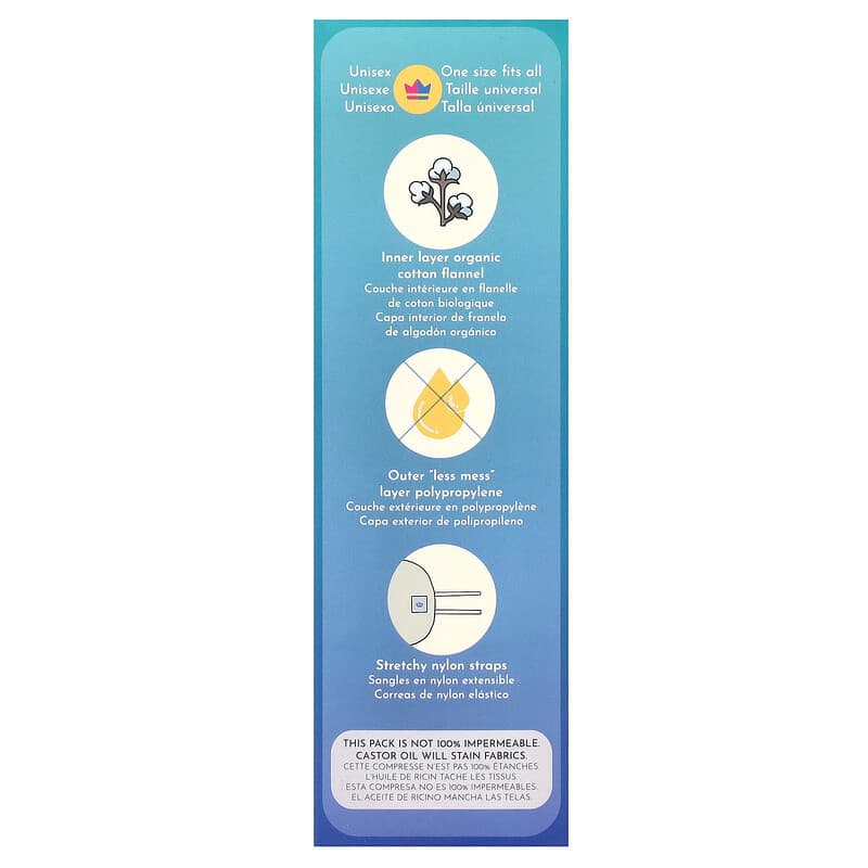 Castor Oil Pack, Liver, 1 Count