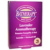 Batherapy Natural Mineral Bath Salts, Lavender Aromatherapy, 3 Packets, 1 oz (30 g) Each