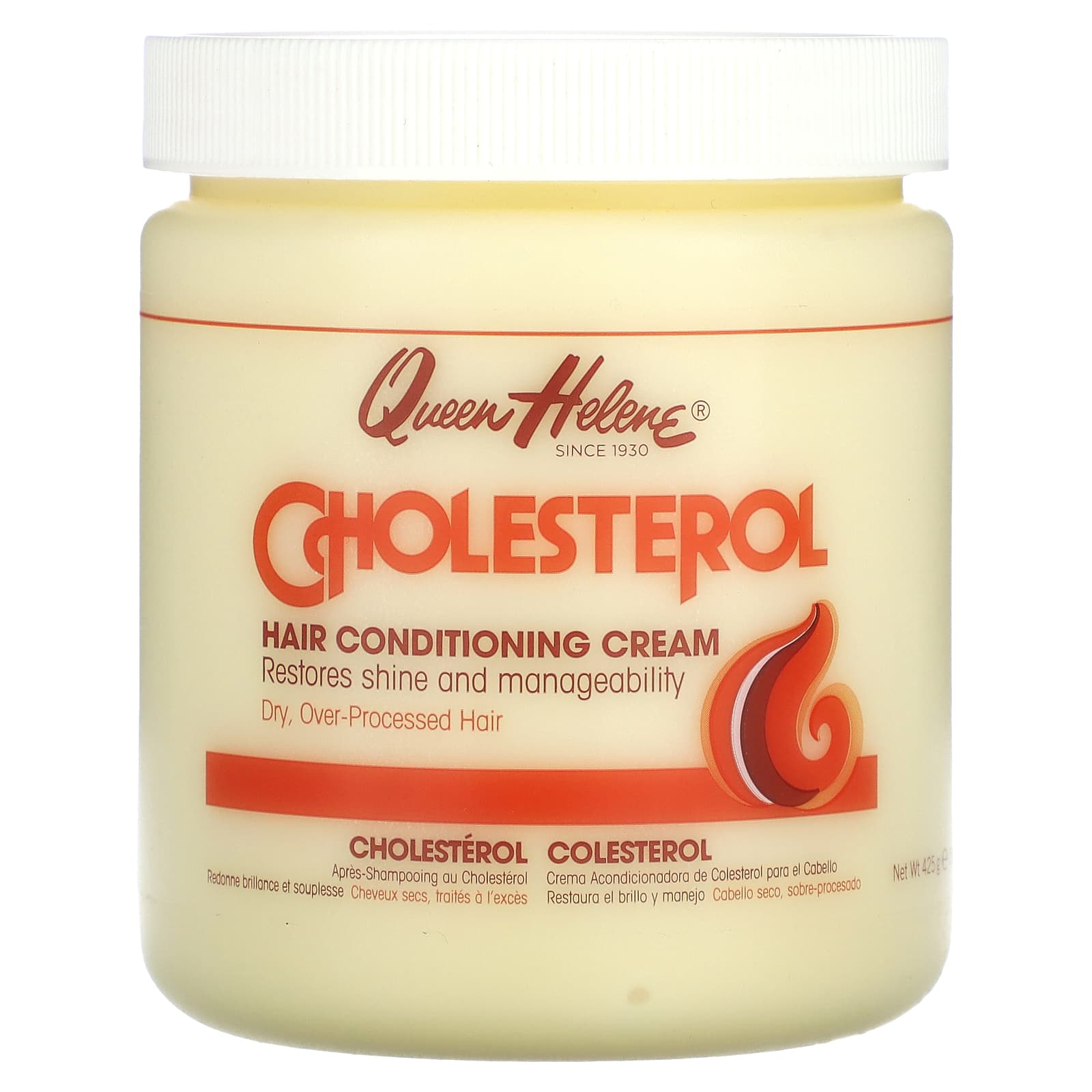 Queen Helene, Cholesterol, Hair Conditioning Cream, Dry, Over Processed ...