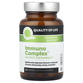 Quality of Life, Immuno Complex，30 粒素食胶囊