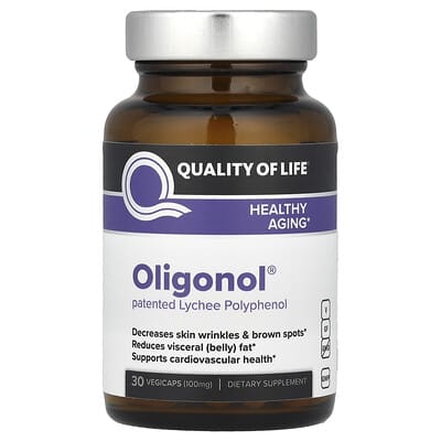 Quality of Life, Oligonol®, 100 mg, 30 Vegicaps