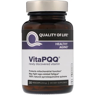 Quality of Life Labs, VitaPQQ，健康老去，30 粒素食膠囊