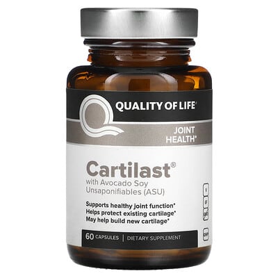 Quality of Life, Cartilast with Avocado Soy Unsaponifiables, 60 Capsules