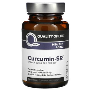 Quality of Life Labs, Curcumin-SR™（クルクミン-SR）、ベジカプセル30粒