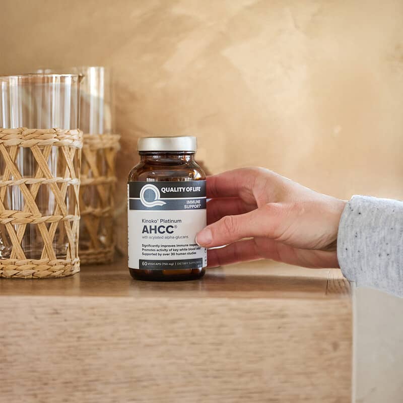 Kinoko® Platinum AHCC®, 60 Vegicaps