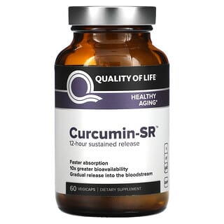 Quality of Life Labs, Curcumin-SR，60 粒素食膠囊