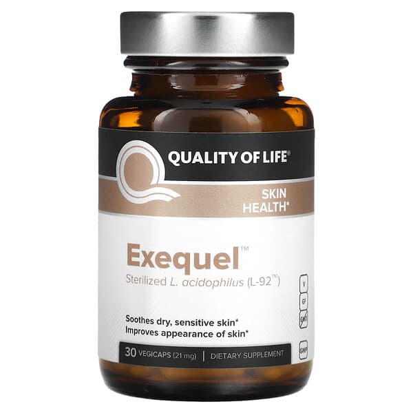 Quality of Life Labs‏, Exequel, ‏21 מ"ג, 30 כמוסות צמחיות