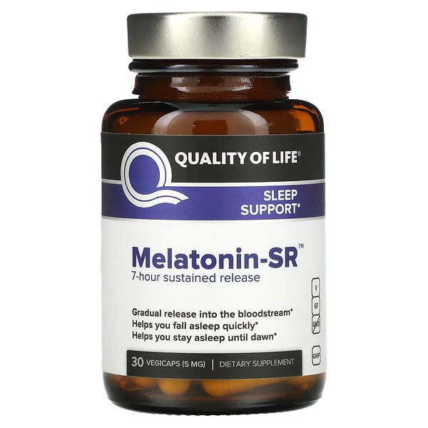 Quality of Life Labs‏, Melatonin-SR, 30 Vegicaps