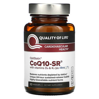 Quality of Life Labs, CoQ10-SR, 30 Vegetais