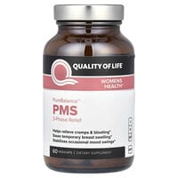 Quality of Life Labs, PureBalance PMS 3-Phase Relief, 60 Vegicaps