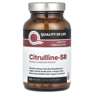Quality of Life, Citrulline-DR, 60 cápsulas vegetales