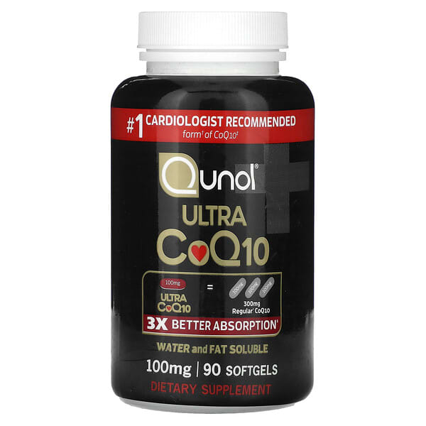 Qunol, Ultra CoQ10，100 毫克，90 粒軟凝膠