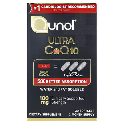 Qunol, Ultra CoQ10, 30 Capsules