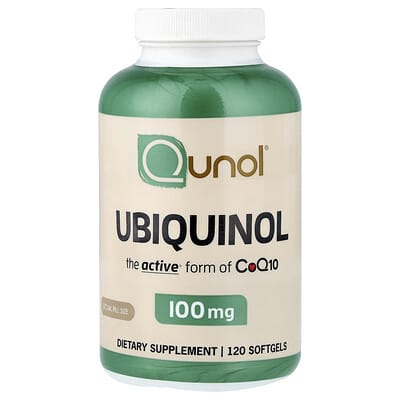 Qunol, Ubiquinol, 100 mg, 120 Softgels