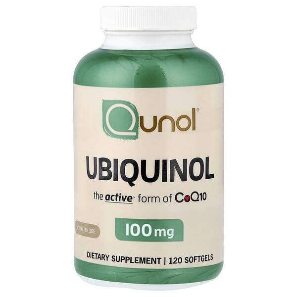 Qunol, 유비퀴놀, 100mg, 소프트젤 120정