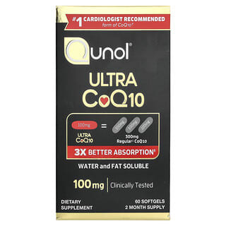 Qunol, Ultra CoQ10, 60 Yumuşak Kapsül