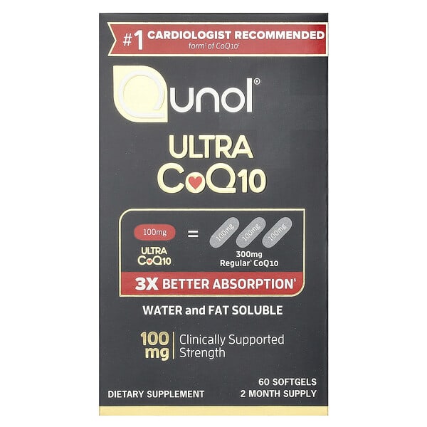 Ultra CoQ10, 100 mg, 60 Softgels