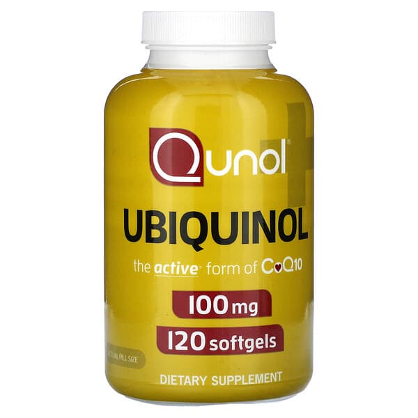 Qunol‏, Ubiqunol, 100 mg, 120 Softgels