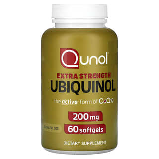 Qunol, Extra Strength Ubiquinol, 200 mg, 60 Softgels