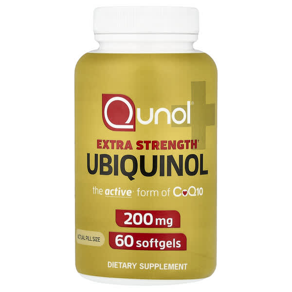 Qunol Ubiquinol, 200 mg, 60 Softgels