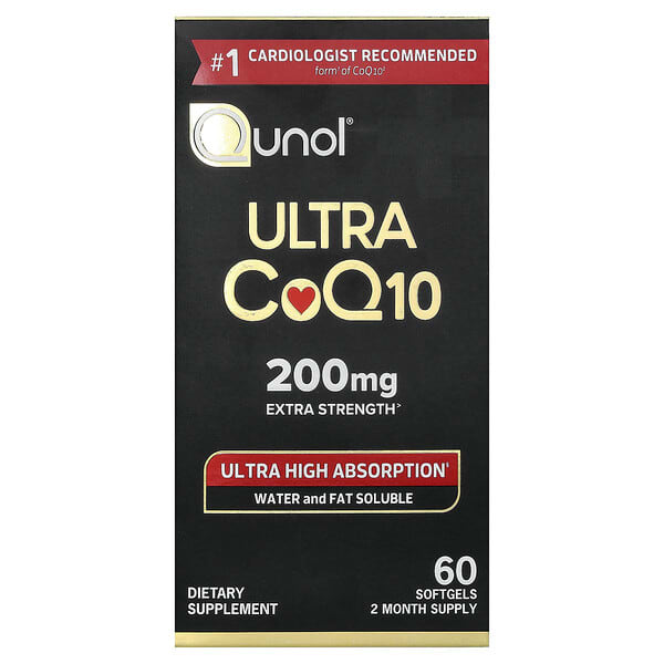 Qunol, 울트라 CoQ10, 소프트젤 60정