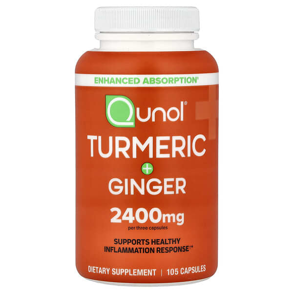 Turmeric + Ginger, 105 Capsules