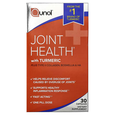 Qunol, Turmeric Joint Health Formula, 30 Capsules
